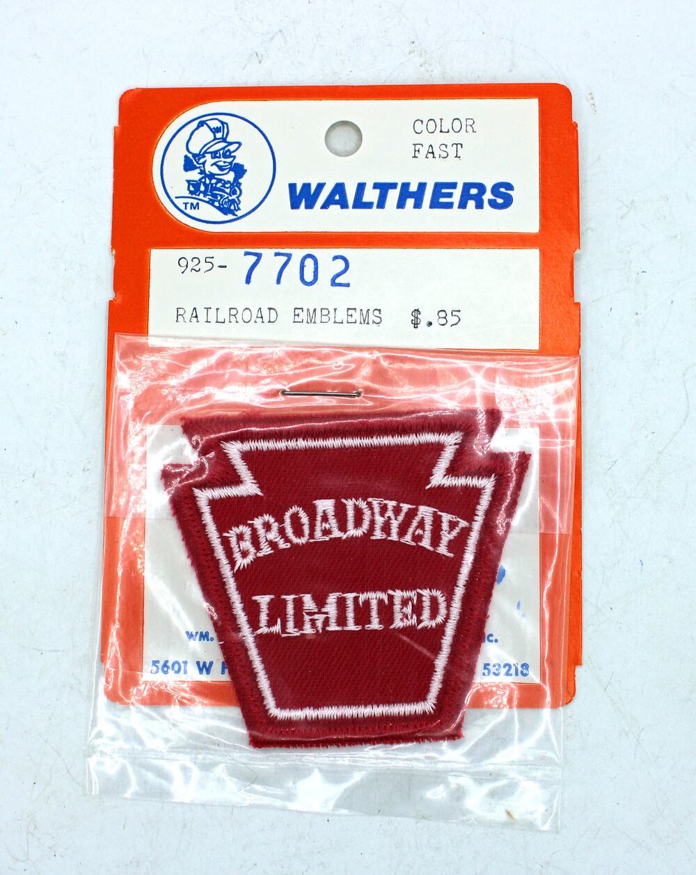 NOS Walthers Broadway Limited Railroad Patch